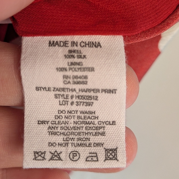 Theory 100%Silk Zabetha Blouse - Picture 6 of 6